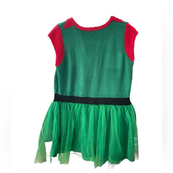 Holiday Time Red Green Christmas dress with tool size 2XL - Picture 4 of 6